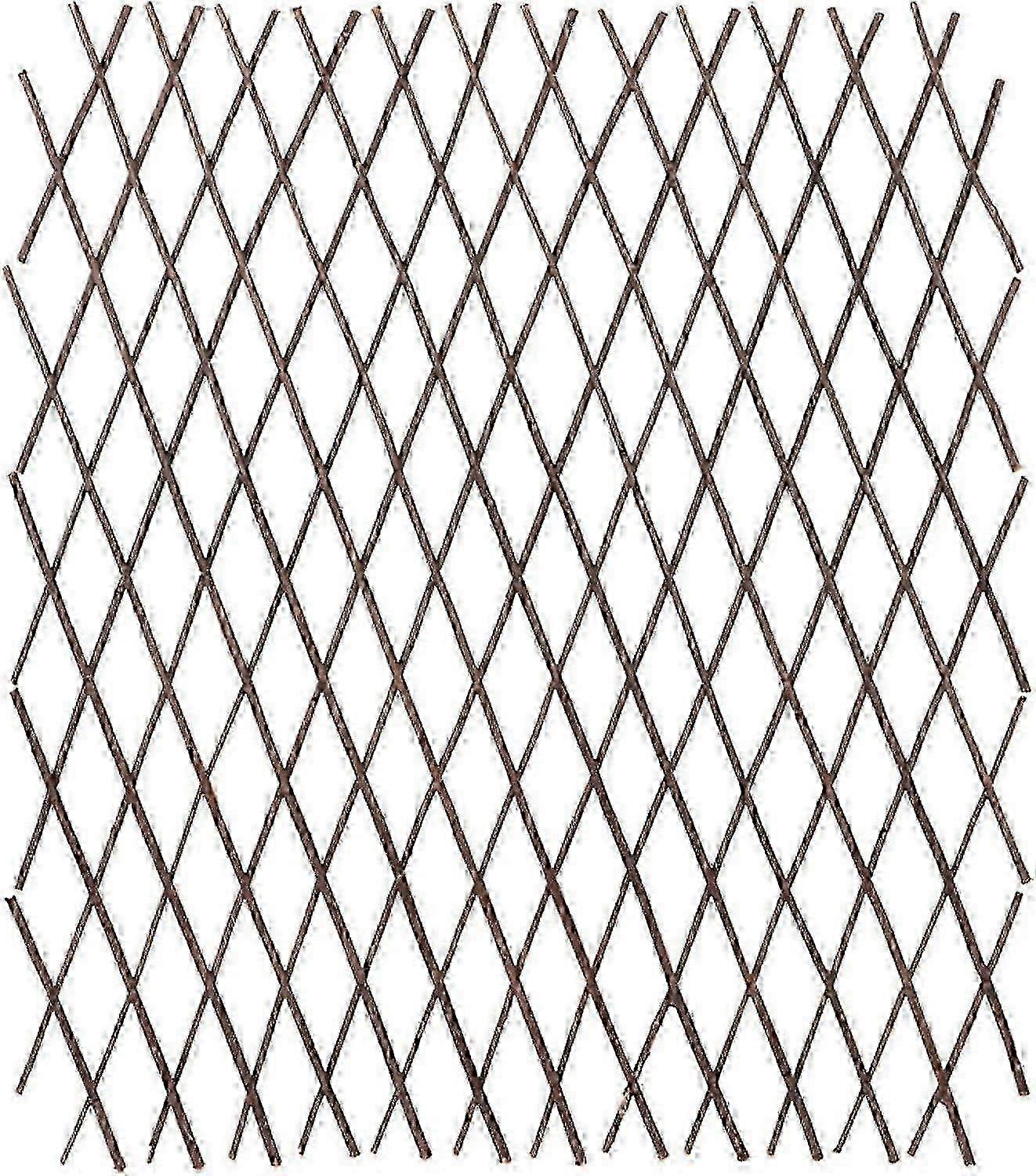 تعريشة حديقة الصفصاف القابلة للتوسيع - لوحة سياج خشبية قابلة للسحب لتسلق دعم النبات