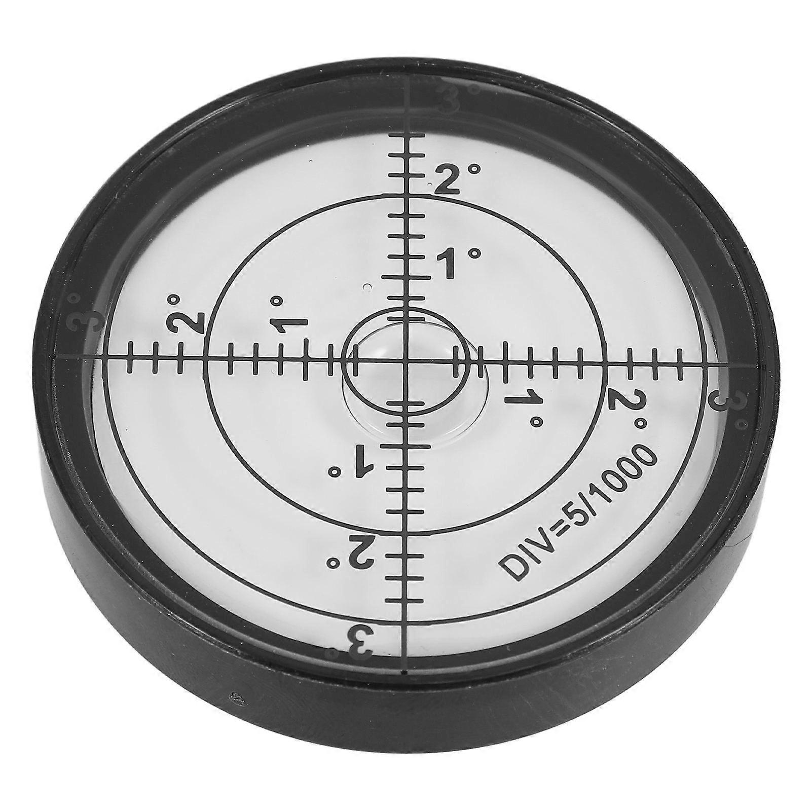 Circular Bubble Level Precision Leveling Tool for Construction Projects 6.00X6.00X1.20CM High Precision Measurement 1Set
