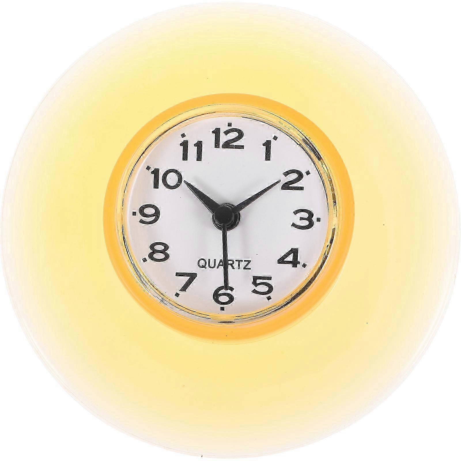 Bathroom Clock Waterproof Shower Clock Suction Cup Table Clock for Kitchen
