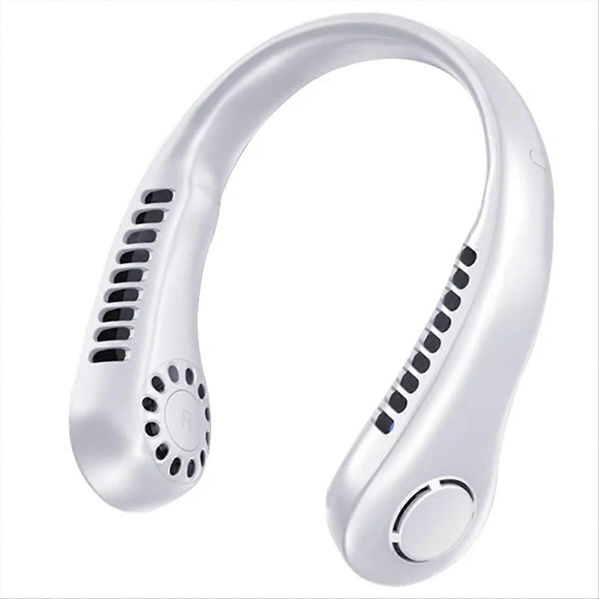 Leaf Less Neck Hanging Small Fan USB Charging Essential Summer B