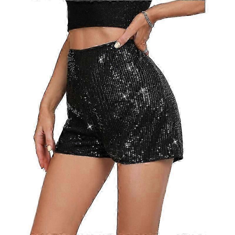 Dámske flitre šortky elastické trblietavé šortky