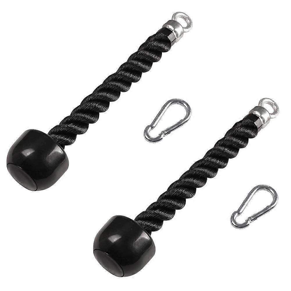 Tricep Pull Down System, Heavy Duty Cable Attachment for Home Gym, Non-Slip Grip for Tricep Pushdowns and Face Pulls