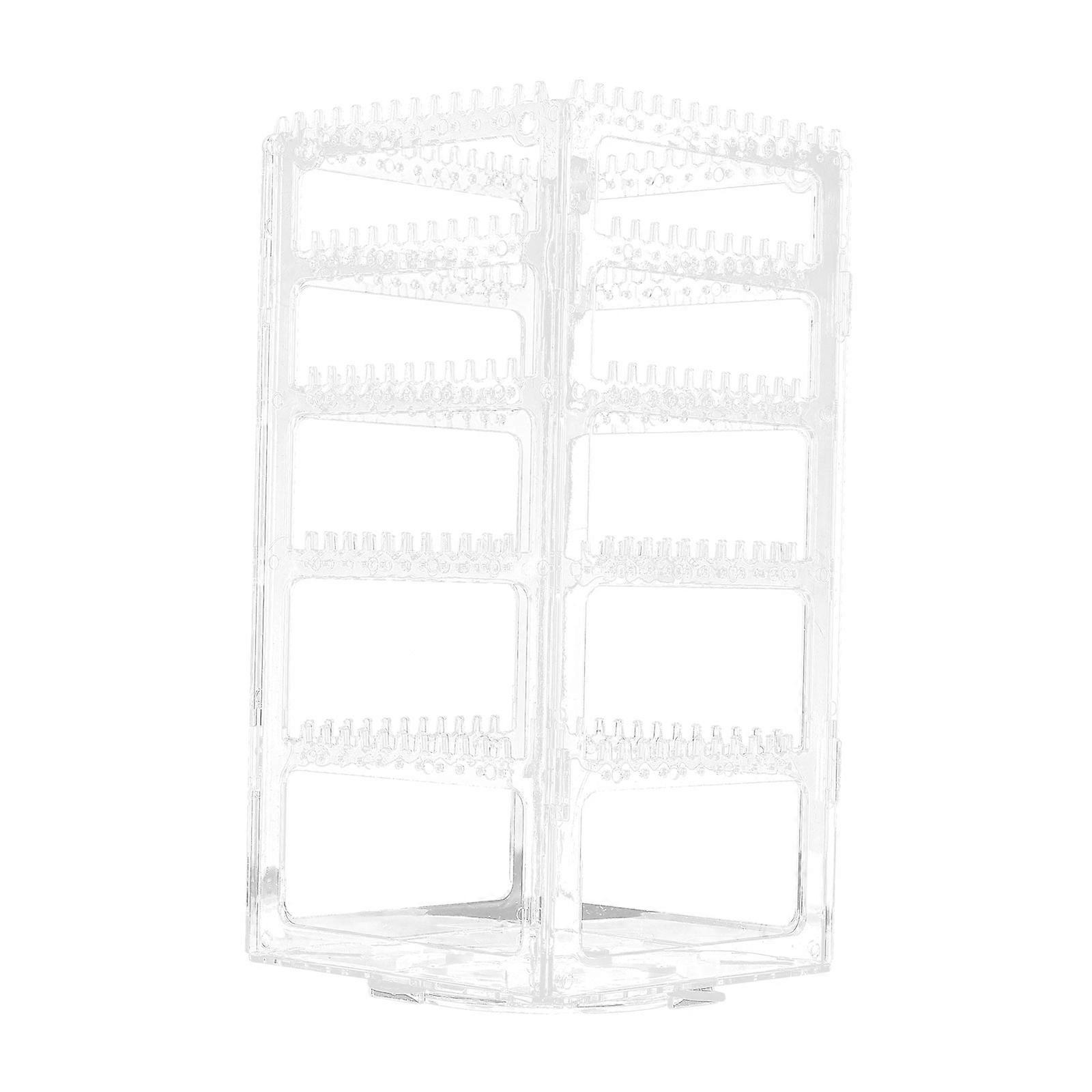 Rotating Jewelry Display Stand for Storage 3Pcs Plastic Earring Holder