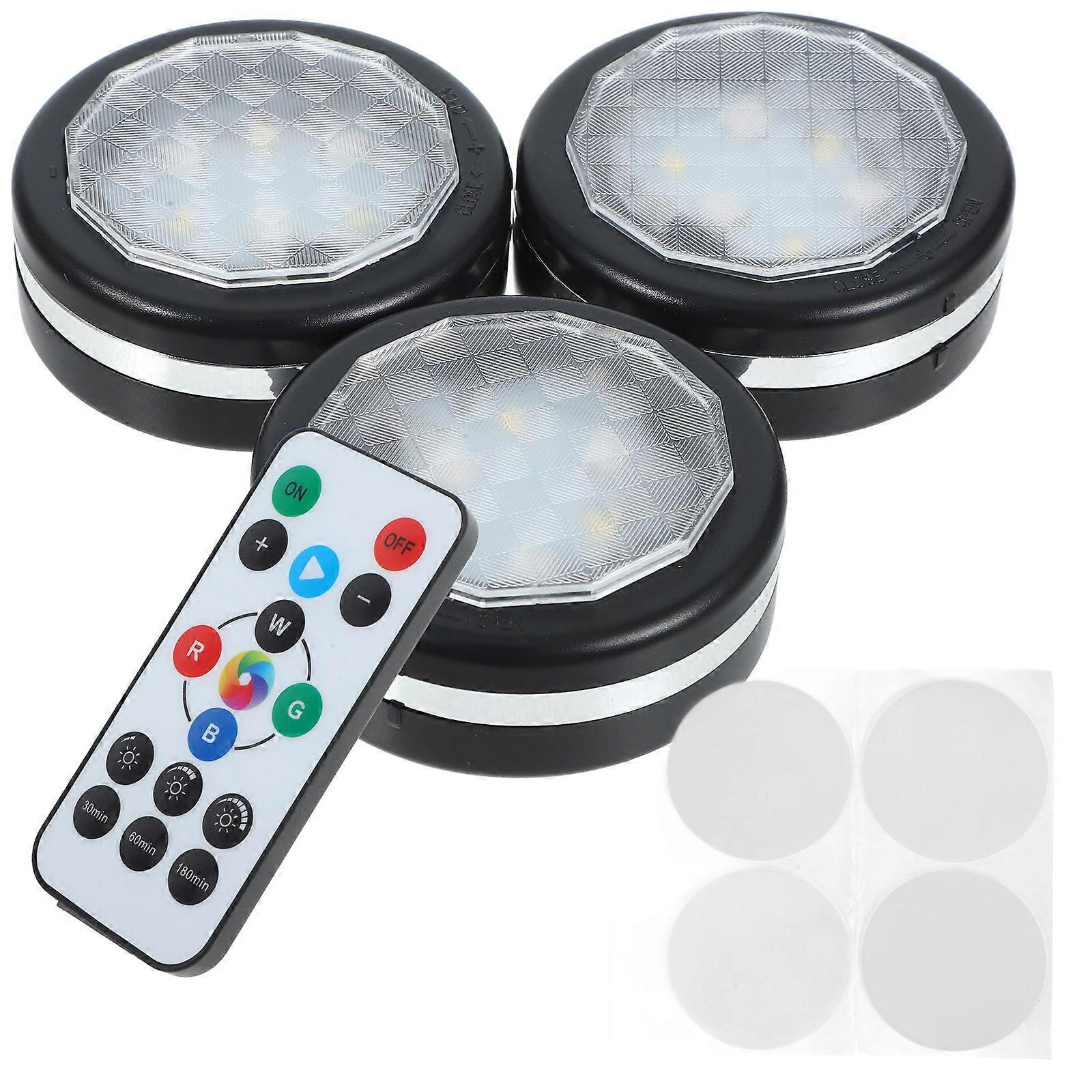 1Set LED Night Light Remote Controlled Bedside Lamp for Bedroom