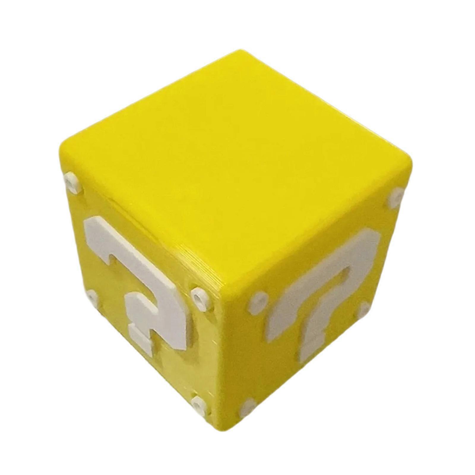 Minimalist Game Card and TF Card Storage Box for NS Lite Accommodating 6 Cartridges and 6 Cards (NOT Include)  Yellow