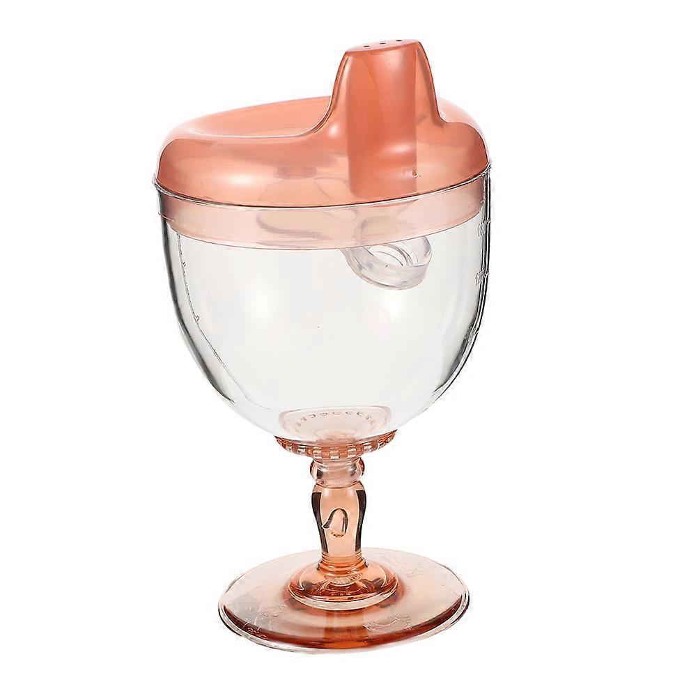 High Transparency Plastic Goblet Cup for Baby with No Spill Design