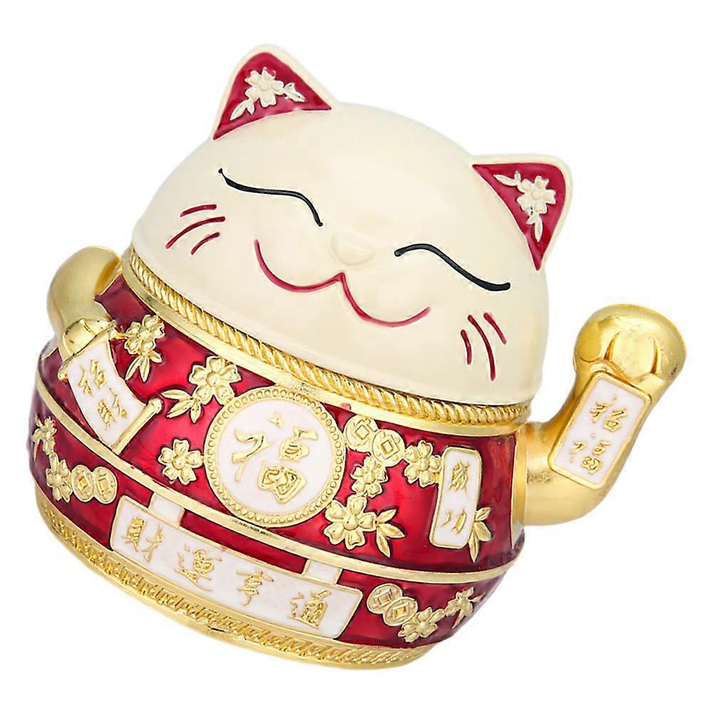 Cat Shape Ashtray with Lid for Storage Charming Living Room Accessory