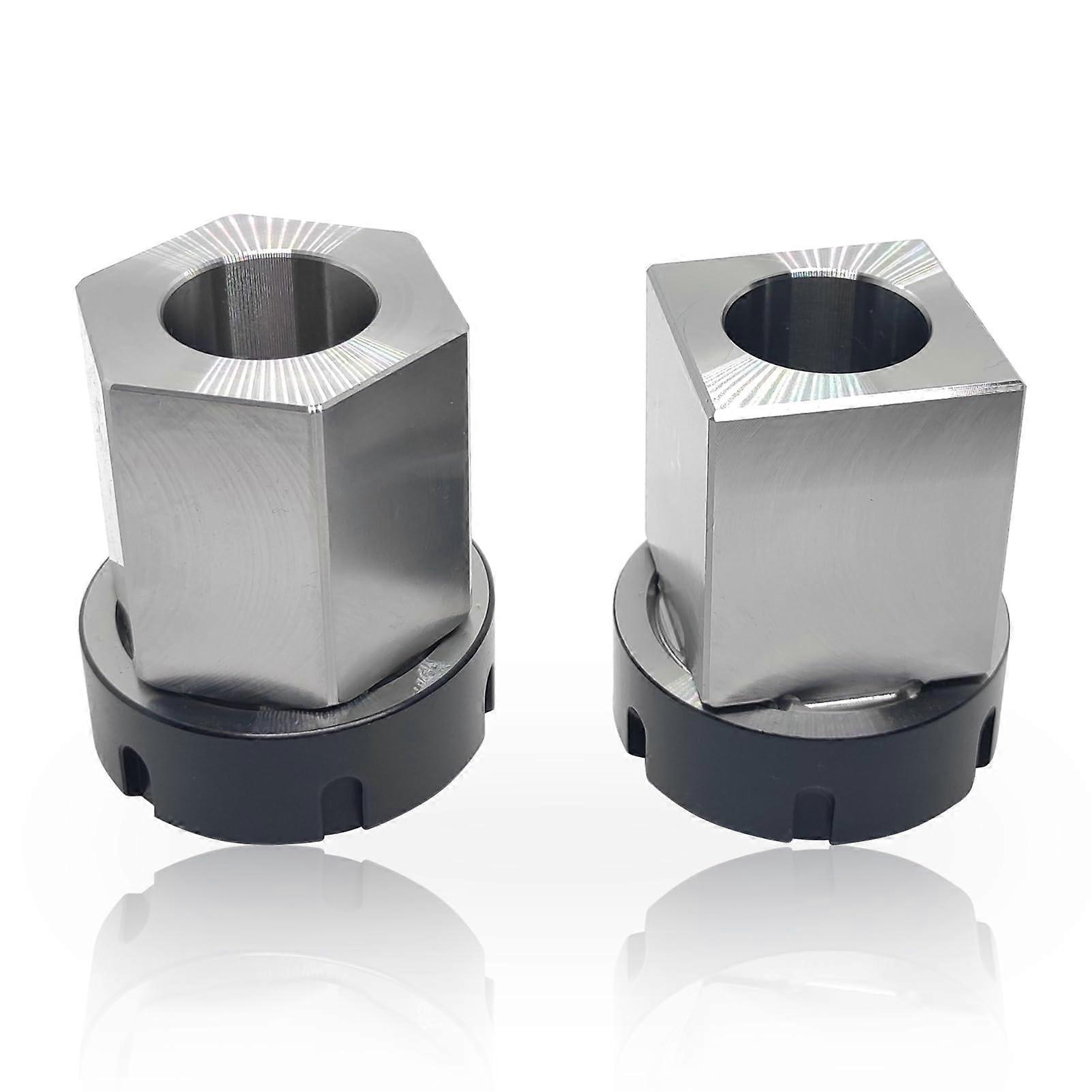 ER40 Square and Hex Collet Block Set 0.005mm Precision for CNC Lathe Milling Drilling
