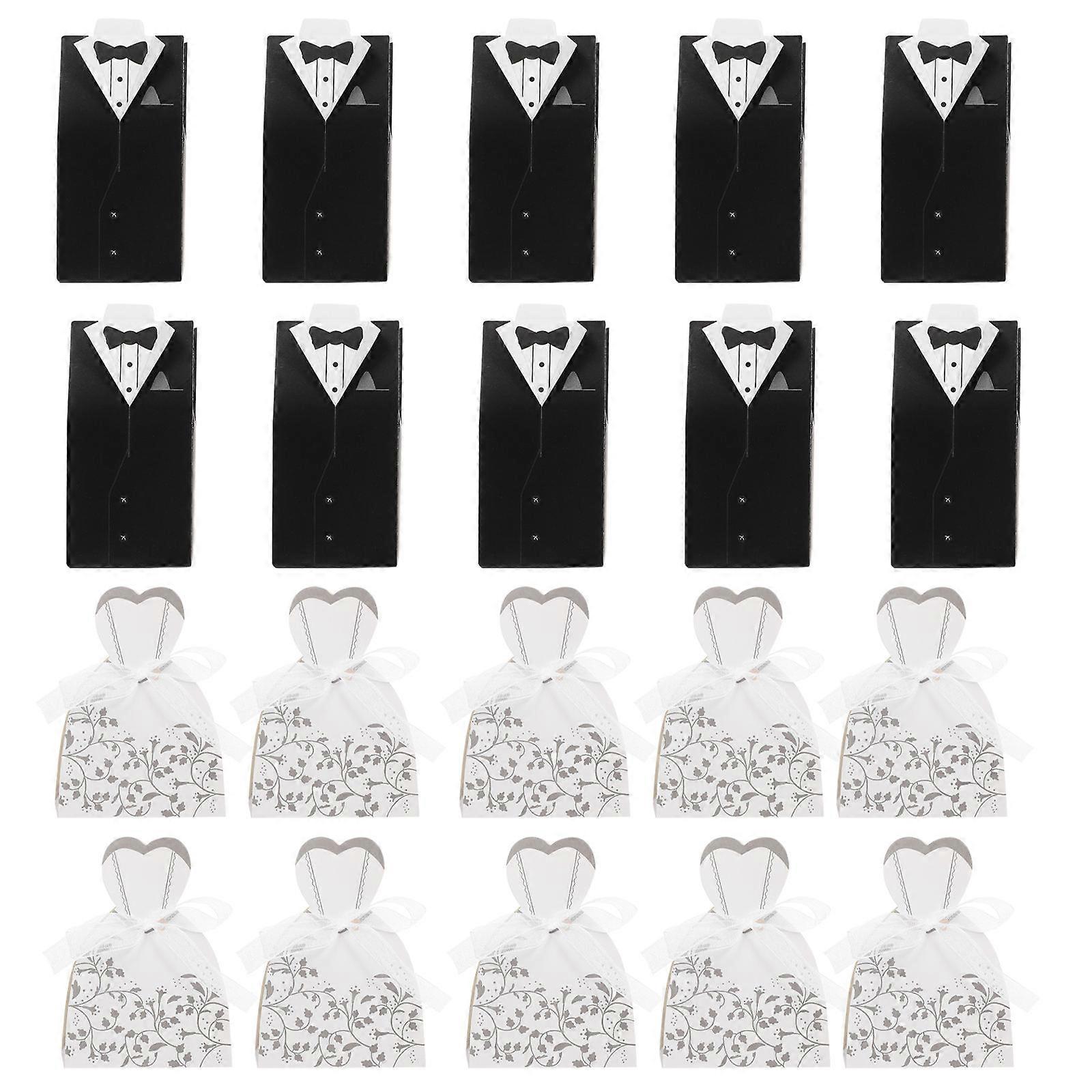 Sweets Boxes Wedding Treat Holder for 400Pcs Candy Storage