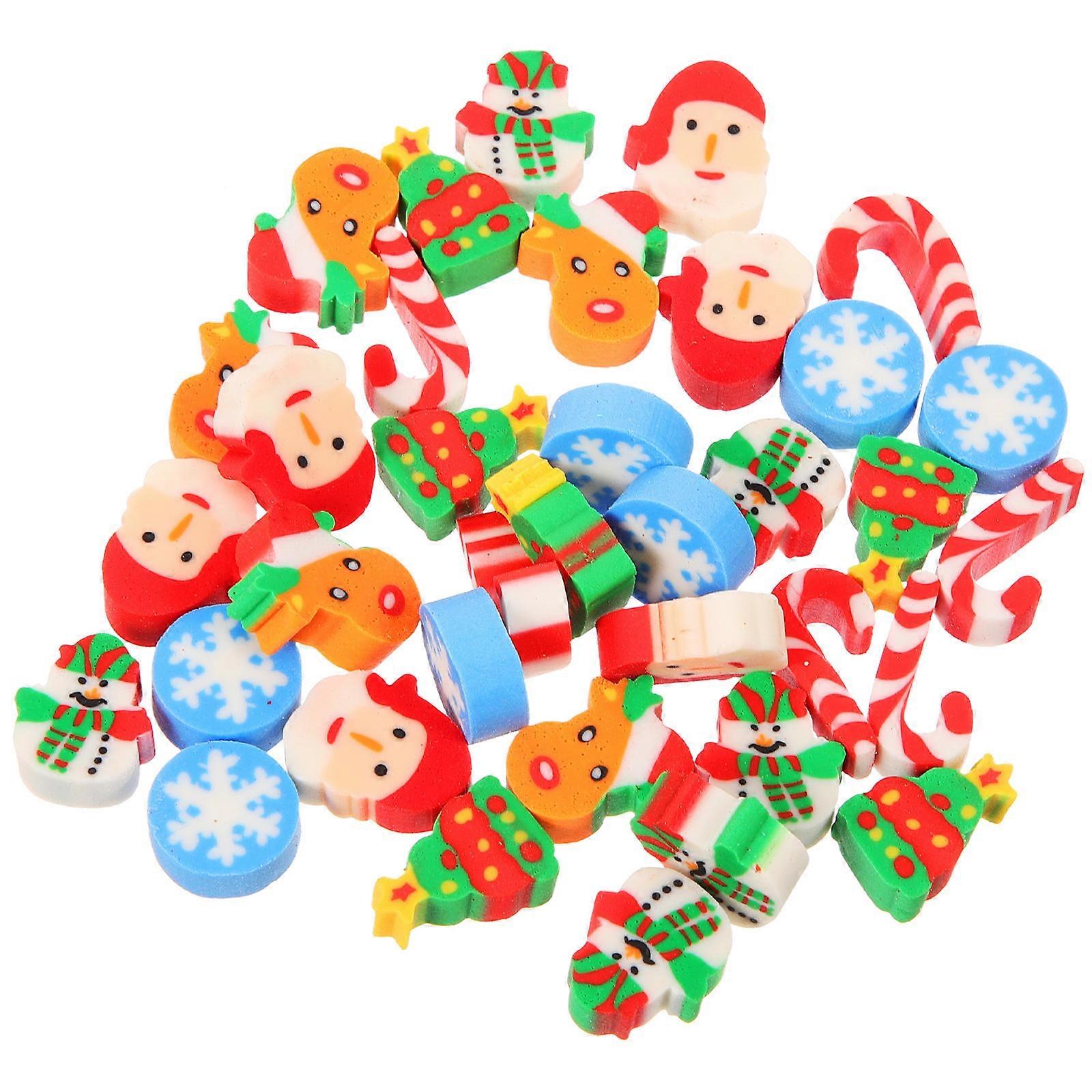 Erasers for Kids Christmas Themed Erasers for Study Use 9 Boxes