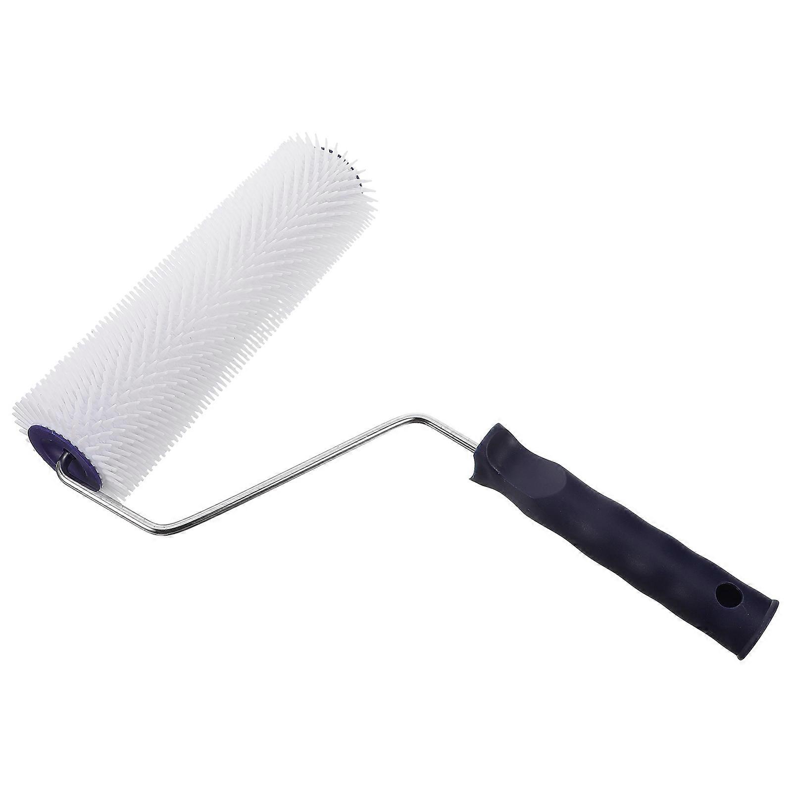 Self Leveling Tool Spiked Roller for Construction and Painting Projects Crafted from Durable White Pe Plastic with 1Set