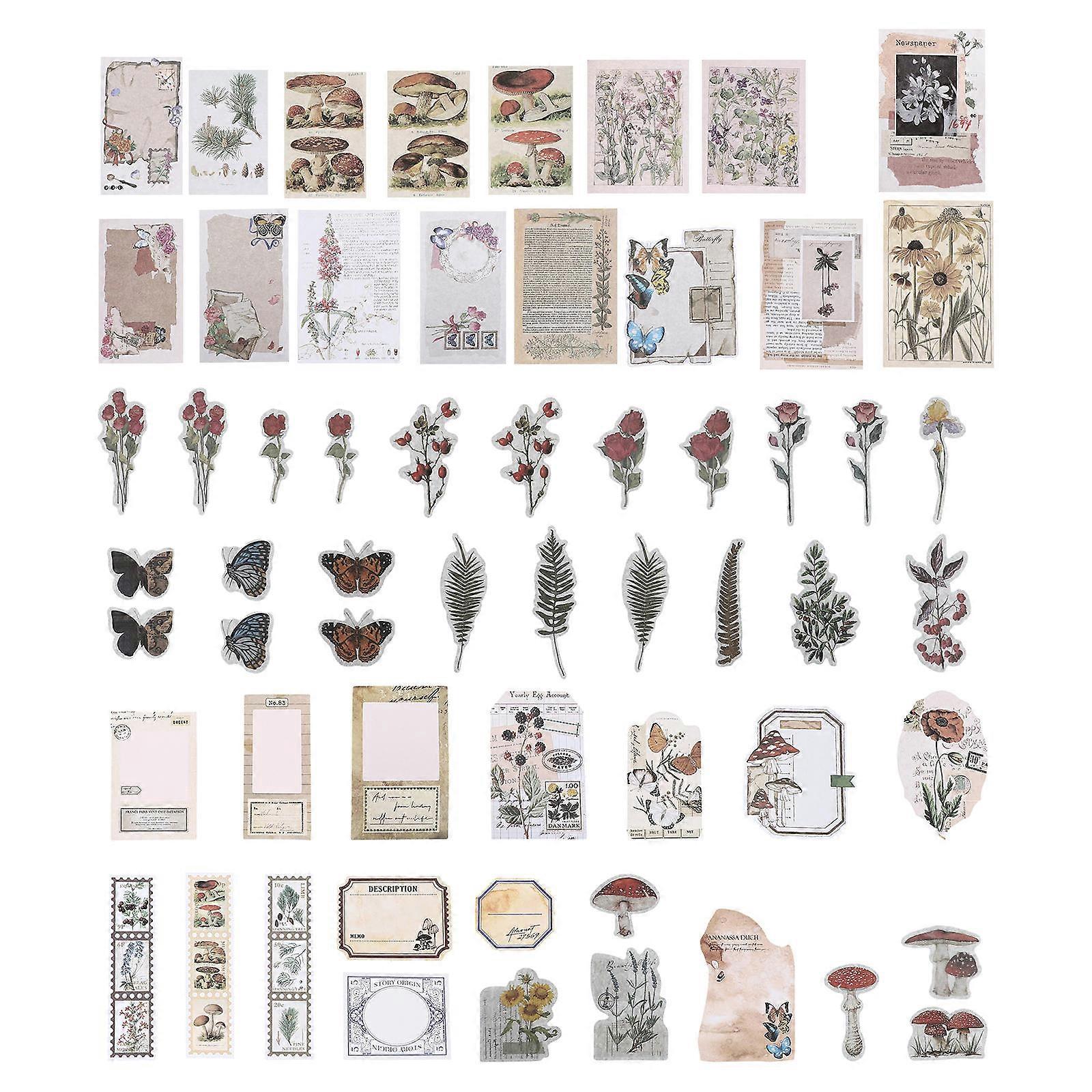 Decorative Material Papers DIY Scrapbooking Stickers for Scrapbook Projects 3Sets