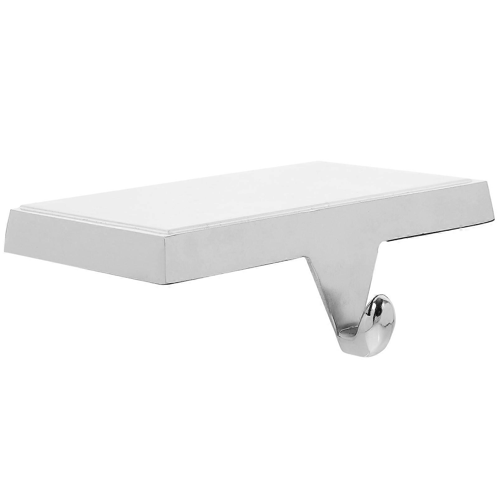 Christmas Stocking Hook Metal Fireplace Hook for Hanging Silver