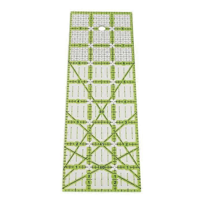 Quilting ruler - SONEW - Rectangular - Clear acrylic - Corner markings - 1 piece