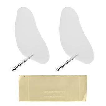 2pcs Acrylic Nail Art Display Board, Nail Tip Color Card Holder for Home Salon