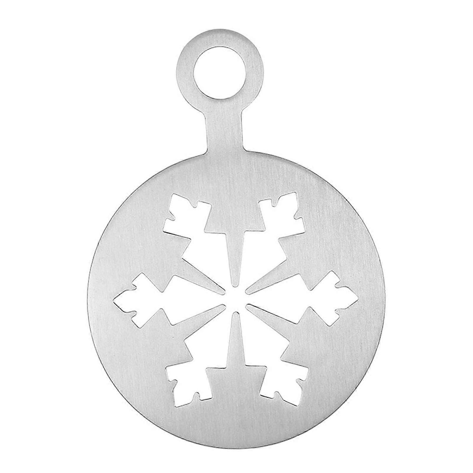 Reusable Coffee Stencil Kit for Easy Latte Art and Snowflake Cake Decorating