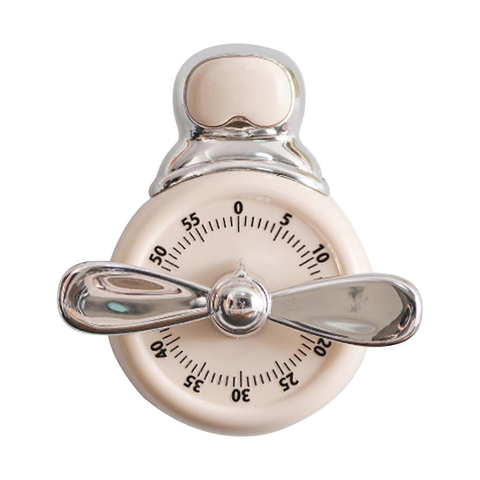 Magnetic Mechanical Kitchen Timer with Loud Bell Alarm, 60 Minute Countdown for Cooking Baking