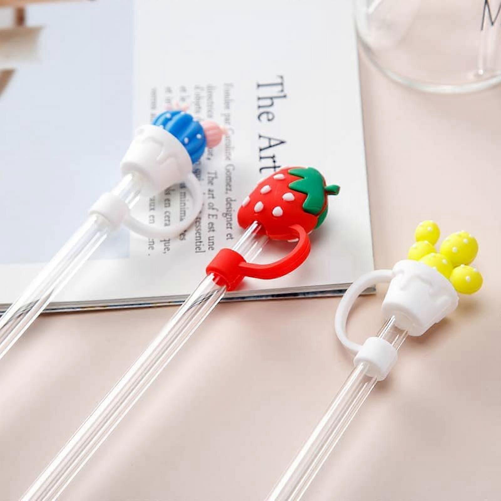Straw Tips Cover,Straw Covers Cap for Reusable Straws Cloud Shape Straw