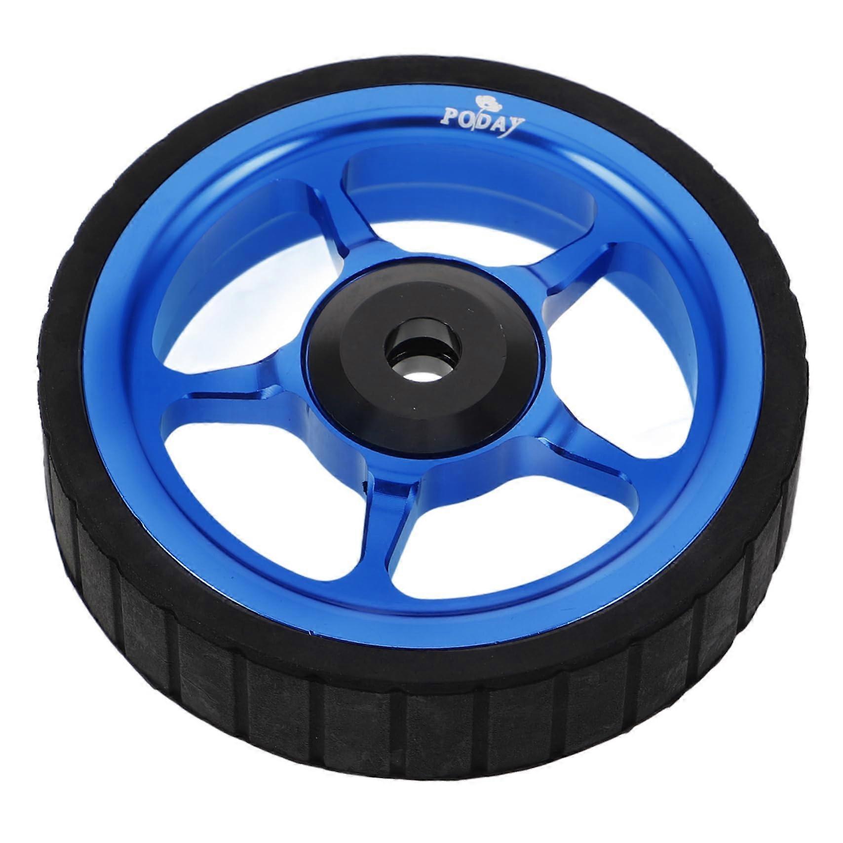 Trolley Replacement Wheel with Widened Bearing for Utility Carts and Folding Bikes Blue
