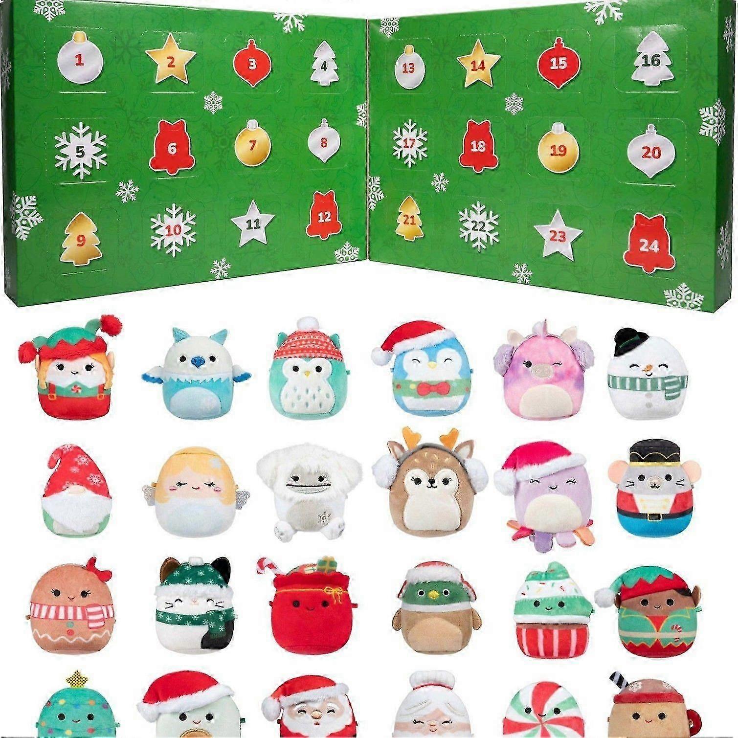 Calendário do Advento de Natal 2025 com MicroMallow Countdown Verde