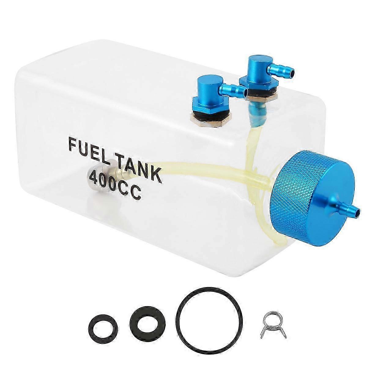 Fuel Tank Petrol Transparent Plastic Bottle 400CC CNC