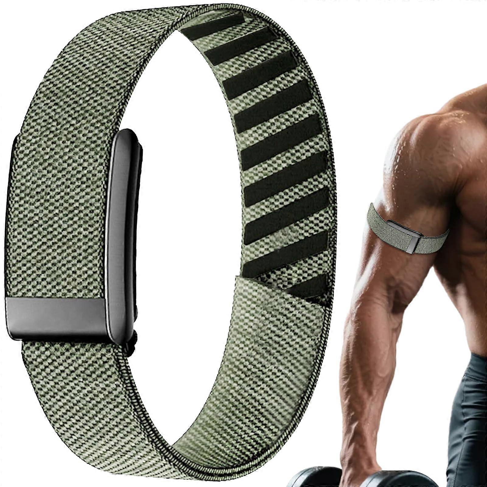 Bicep Band Adjustable Nylon Upper Arm Strap Breathable Elastic Durable Replacement for Whoop 5.0