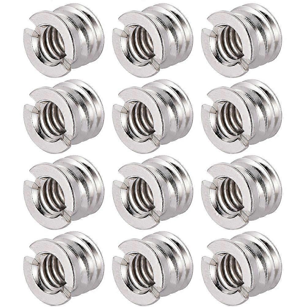 20 Pcs Screw Adapter For Mic Stand 1/4 inch to 3/8 inch Thread Conversion Screw