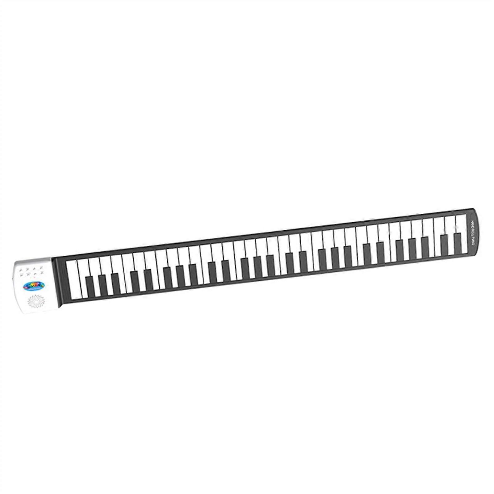 49 Key Portable Folding Piano for Beginners with Dual Timbre and Split Keyboard Mode