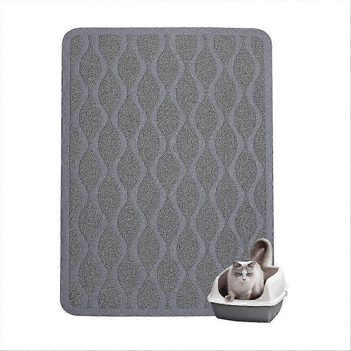 Cat Litter Mat, Large Cat Litter Trapping Mat Scatter Control