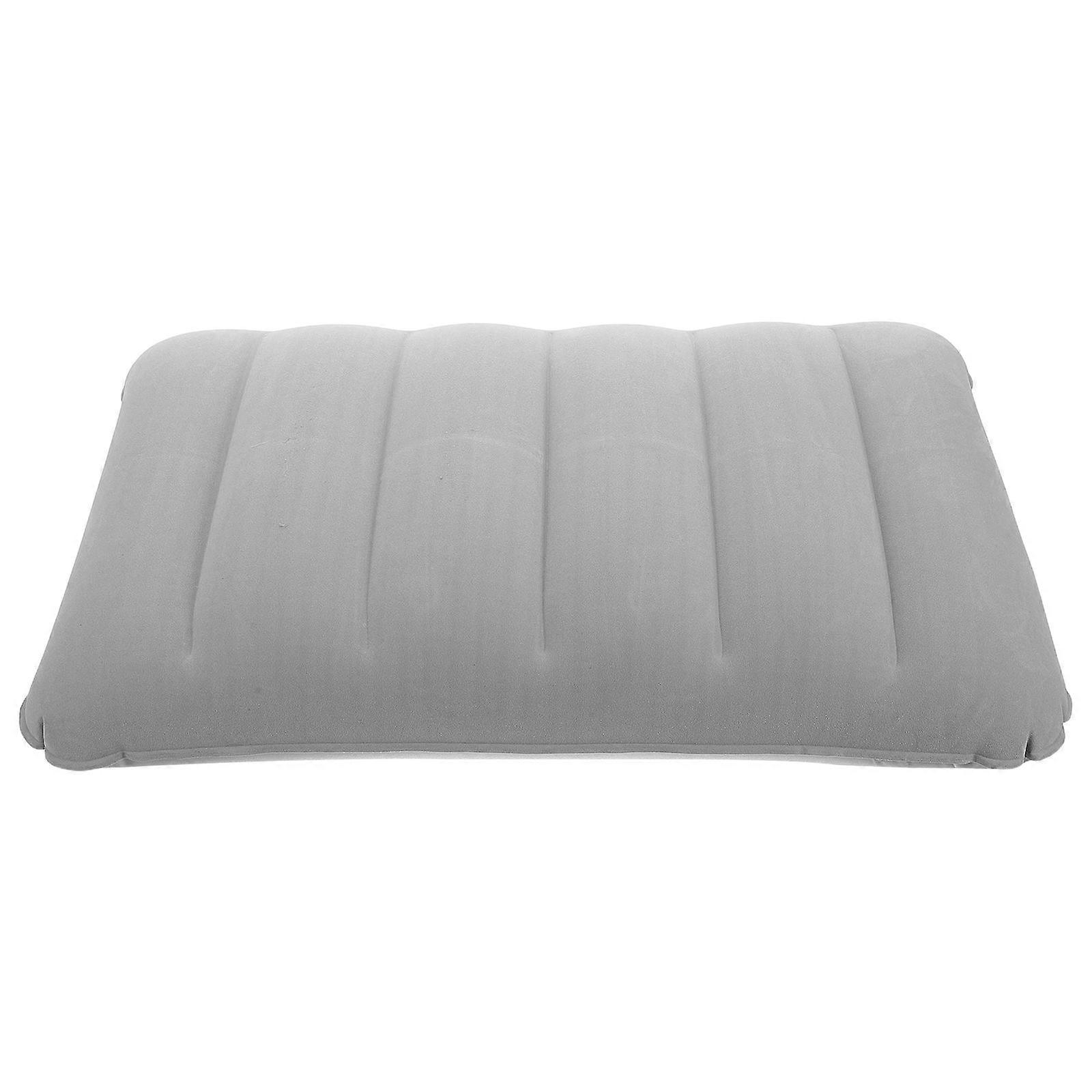 Inflatable Cushion Inflatable Camping Pillow Flocking Surface 41.00X26.00X3.00CM Napping 1Pack