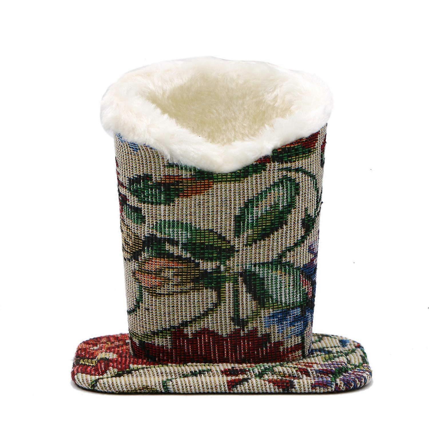 2Pcs Plush Lined Eyeglasses Holder Stand Case for Scratch Desk or Bedside Storage