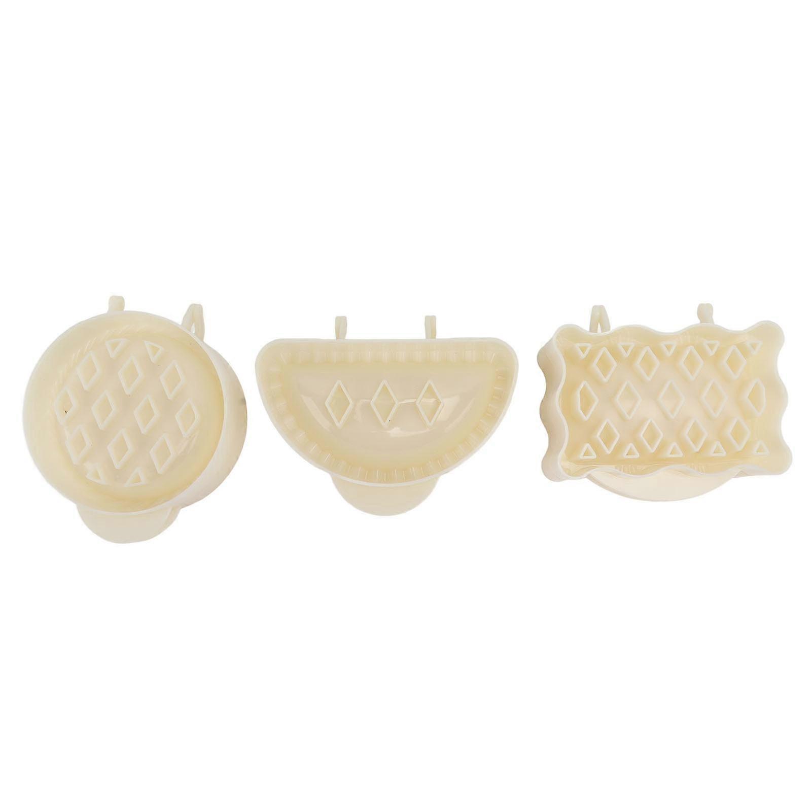 Pie Molds Set Environmentally Friendly Mini Hand Pie Maker compatible Apple Pie Kitchen Christmas(Rectangle,Semicircular,Round)