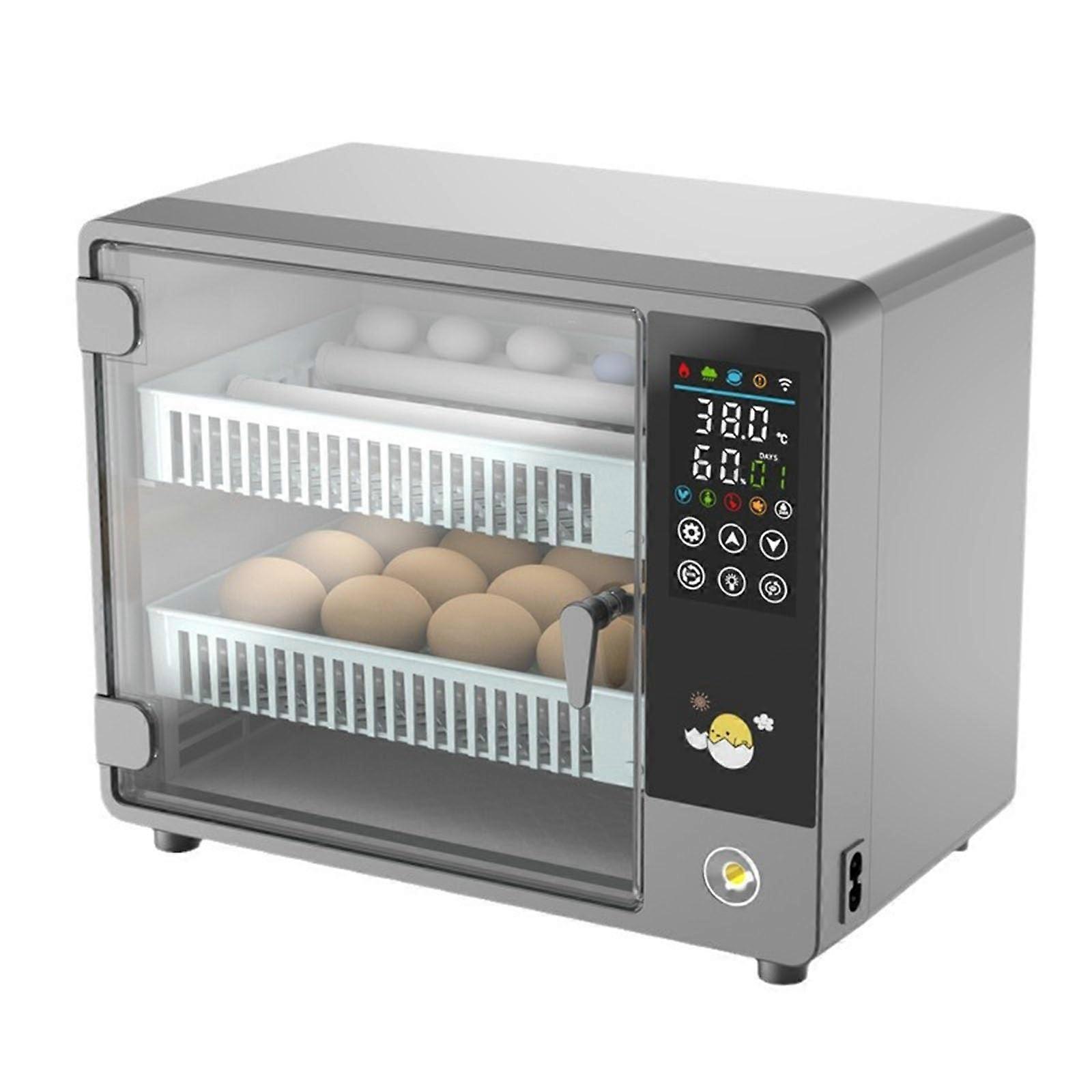 24 Egg Incubator Automatic with Humidity Control Touch Screen for Chicken Duck Quail Hatching