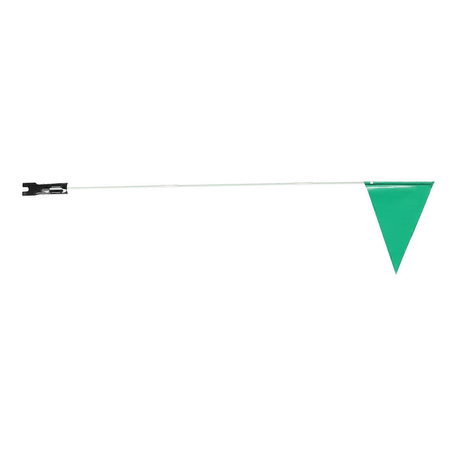 1 Set Bike Safety Flag Adjustable Pole Children's Tail Triangular Adjustable Flag