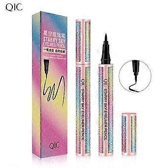 Starry Sky Waterproof Liquid Eyeliner  Precise Fine Tip, Quick Drying Black Formula, Long Lasting for Office & Party Makeup