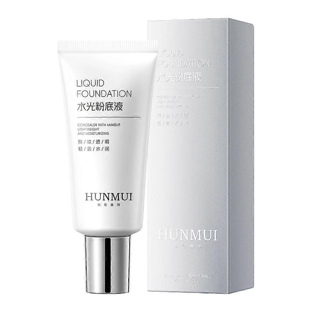Waterproof Matte Refreshing Liquid Foundation Full Coverage Concealer For Long lasting 50g