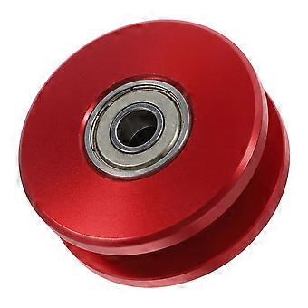 Universal Wheel Pulley Heavy-Duty Aluminum Alloy Bearing Pulley Wheel 4Pcs for Gym