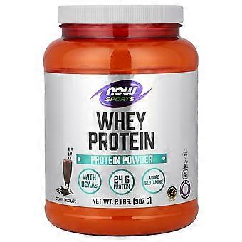 NOW Foods, Sports, Whey Protein Powder, Creamy Chocolate, 2 lbs (907 g)