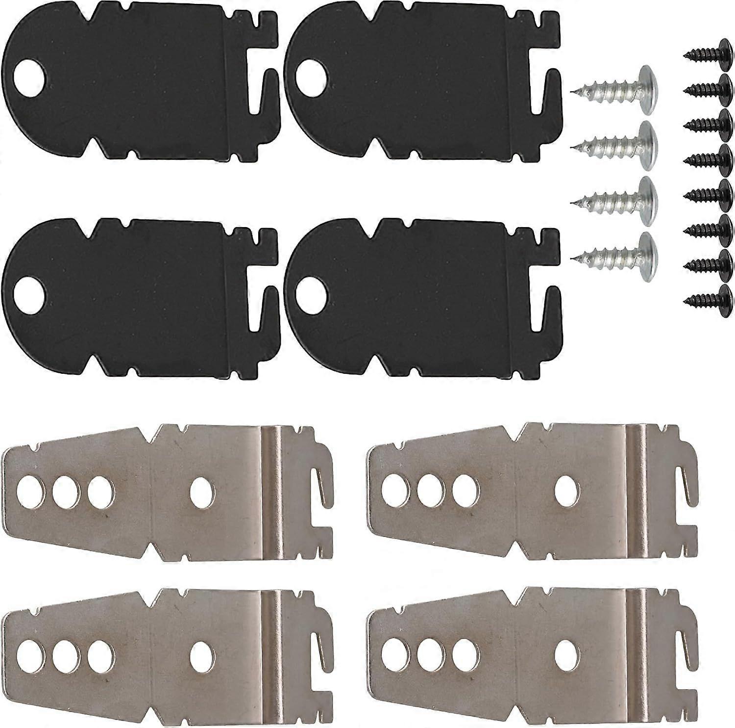 Silver and Black Dishwasher Mounting Brackets Replacement for