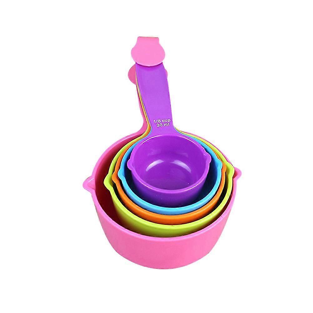 Messlöffel-Set, bunte Backmesslöffel, 5-teilig