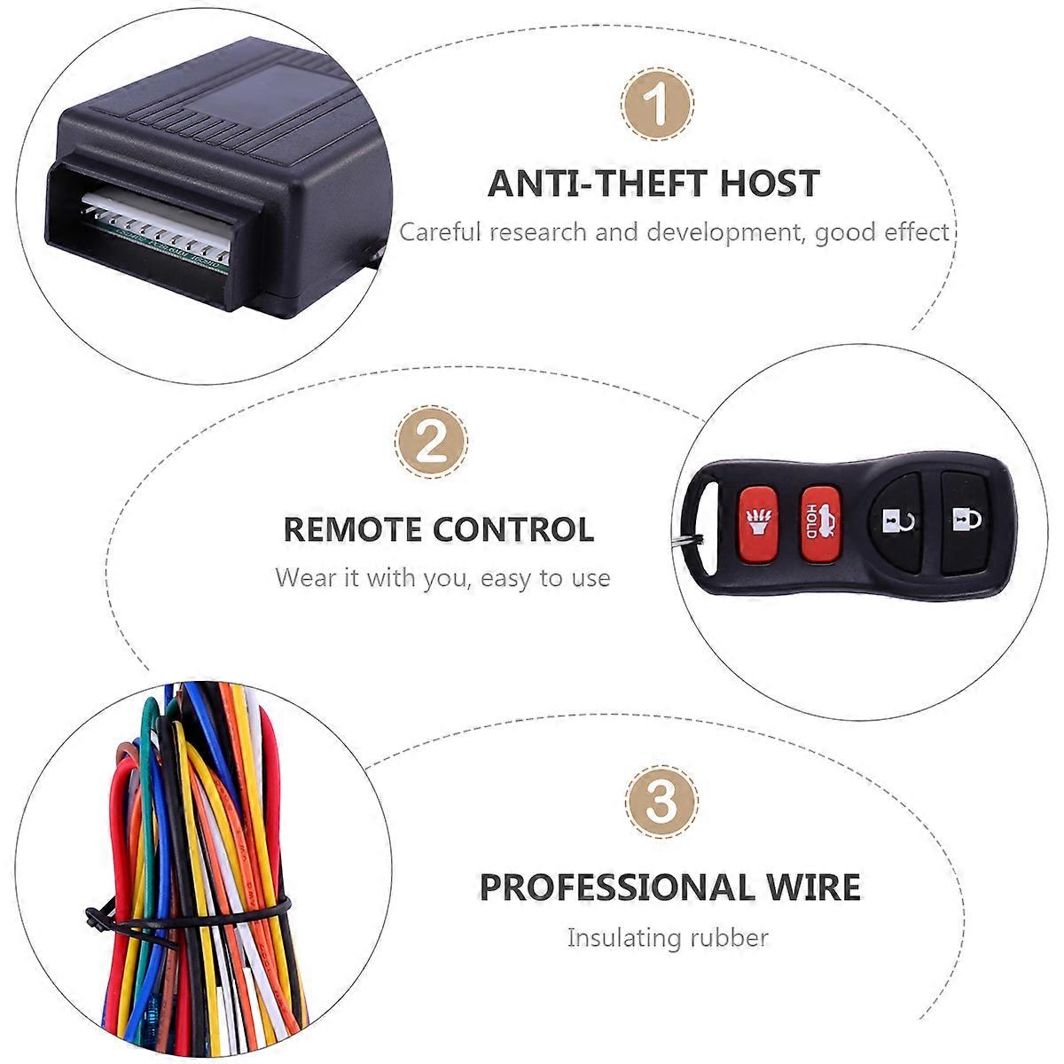 Automobile Remote Control Central Lock System for Car Use 1Set