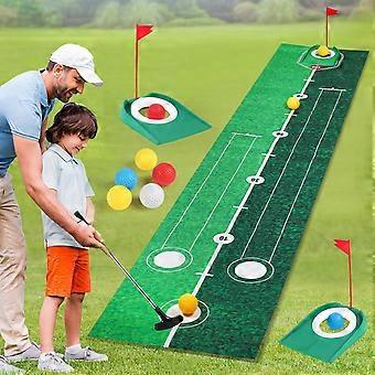 Golf-Übungsmatte für Kinder, interaktives Sportspielzeug für drinnen und draußen