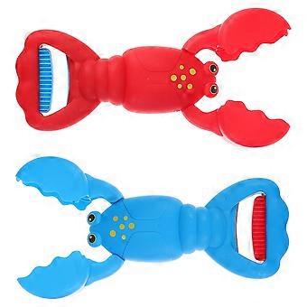 2pcs Plastica Aragosta Scavatore Giocattolo Divertente Aragosta Artiglio Grabber Sandbox Giocattolo Per Piscina Estiva Spiaggia Sabbia Attività di Gioco