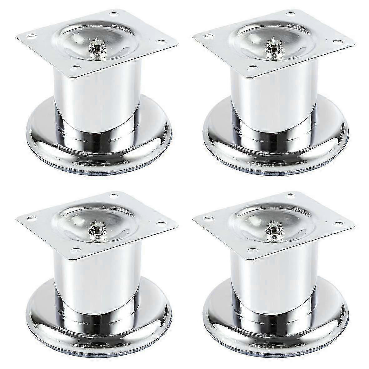 SZW-4 x Møbelfod Garderobefod Sengefødder Sofafødder Møbelben (60 mm)