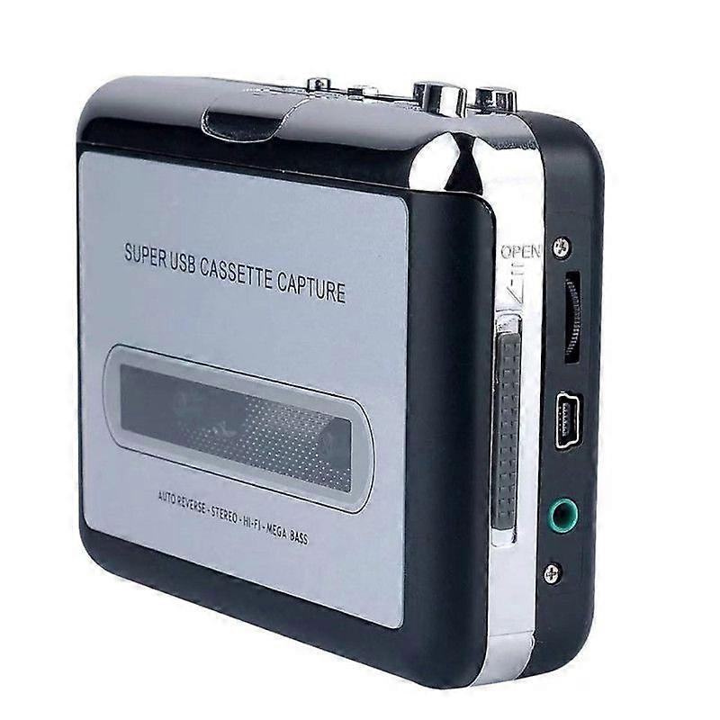 Compatible withUSB cassette player/cassette player to MP3 player