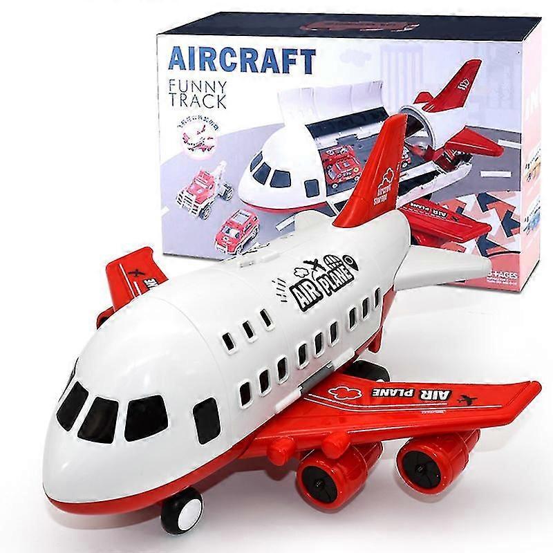 Stor barn flygplan leksak modell röd
