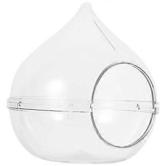 Small Pet Hamster Sand Bathroom 4Pcs Transparent Acrylic Bathtub Container