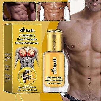 Aceite Thermo Firm con veneno de abeja para ginecomastia. Fortalece suavemente los músculos del pecho. Aceite para uso diario. Nuevo producto S03.
