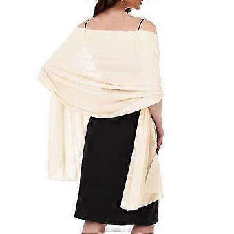 Soft Chiffon Shawls Wraps, Women Chiffon Scarf for Evening Dresses, Weddings, Special Occasions, Cover Shoulders for Cool Evenings