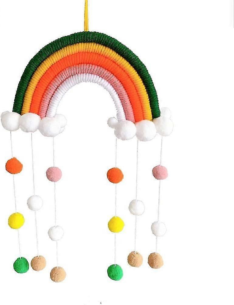 Macrame Rainbow Kids Wall Decor Ch5a-11